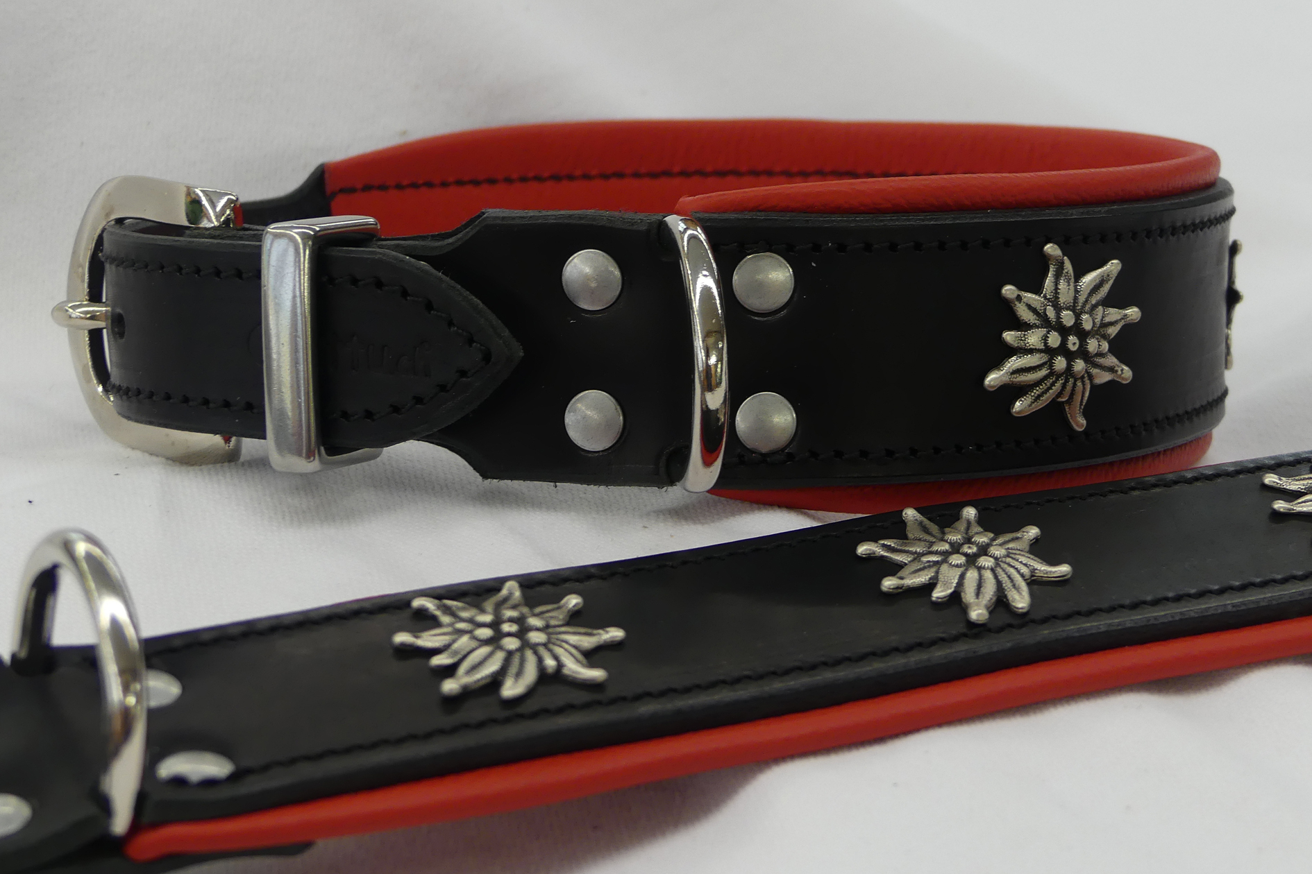 Hundehalsband 40mm Edelweiss