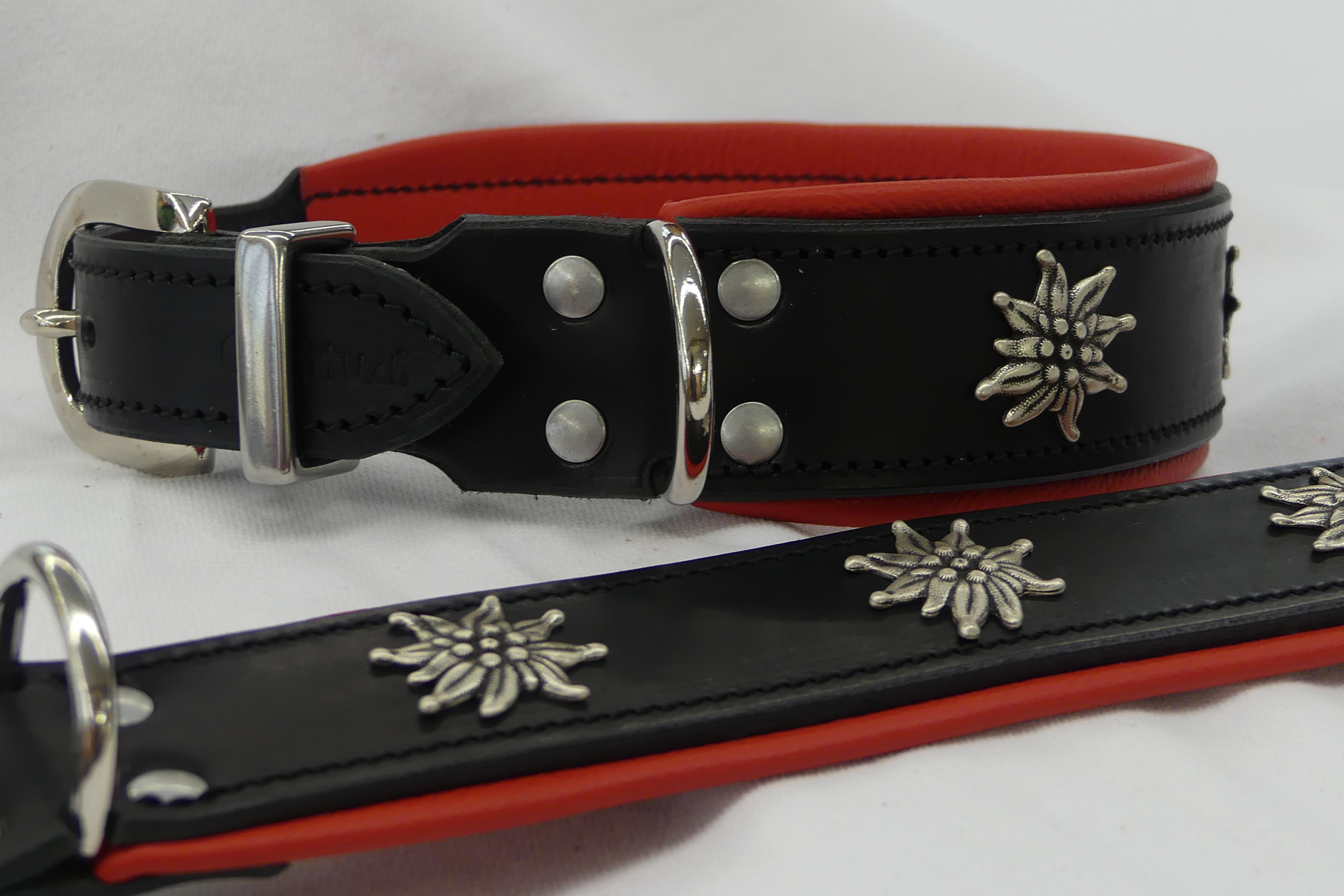 Hundehalsband 40mm Edelweiss