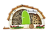 Vogelvilla Bienenhotel Womo grün