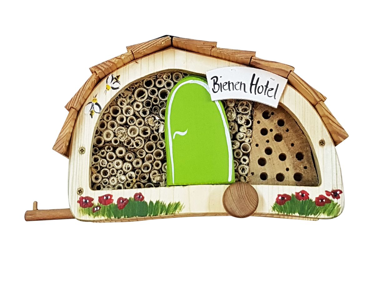 Vogelvilla Bienenhotel Womo grün